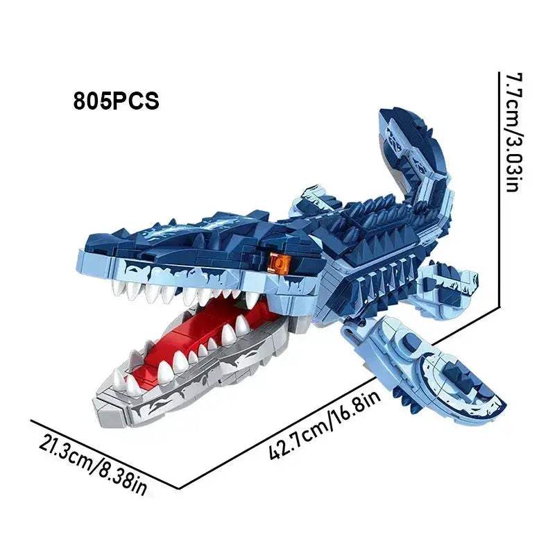 Jurassic World Mosasaurus Attack Bricks For Creative Play - ToylandEU