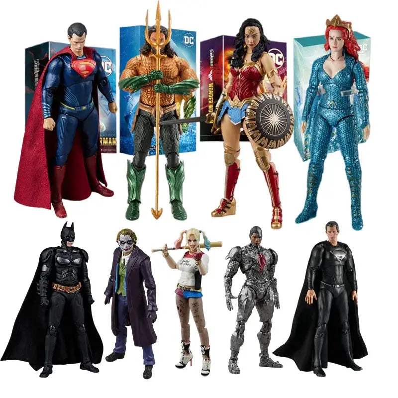 Justice League Figures Set Collectible PVC 20cm Anime Style - ToylandEU