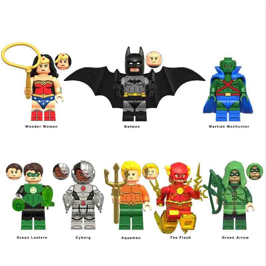  Justice League Lego Minifigures Eight Figure Set 