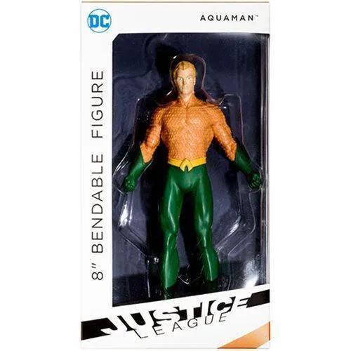 Poseable Aquaman Action Figure New 52 8 Inch Bendable - ToylandEU