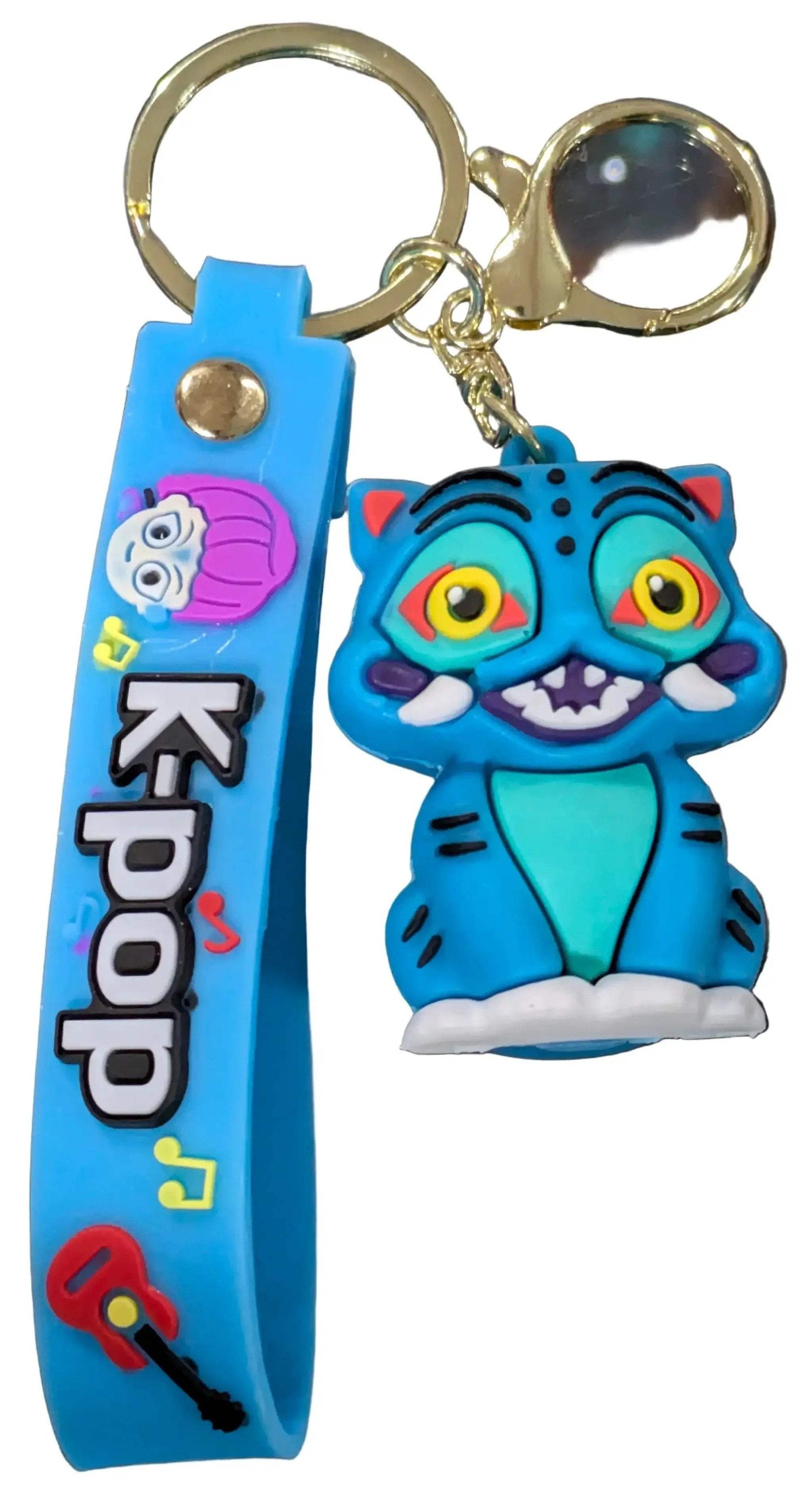 K-POP DEMON HUNTERS Keychain – Derpy Tiger Charm Set - ToylandEU
