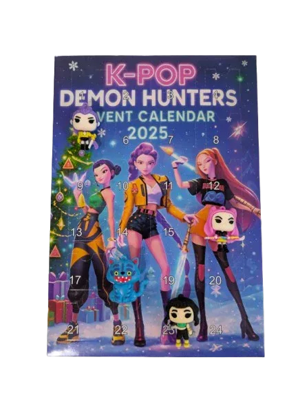 K-POP Demon Hunters Advent Calendar 2025 With 24 Surprises - ToylandEU