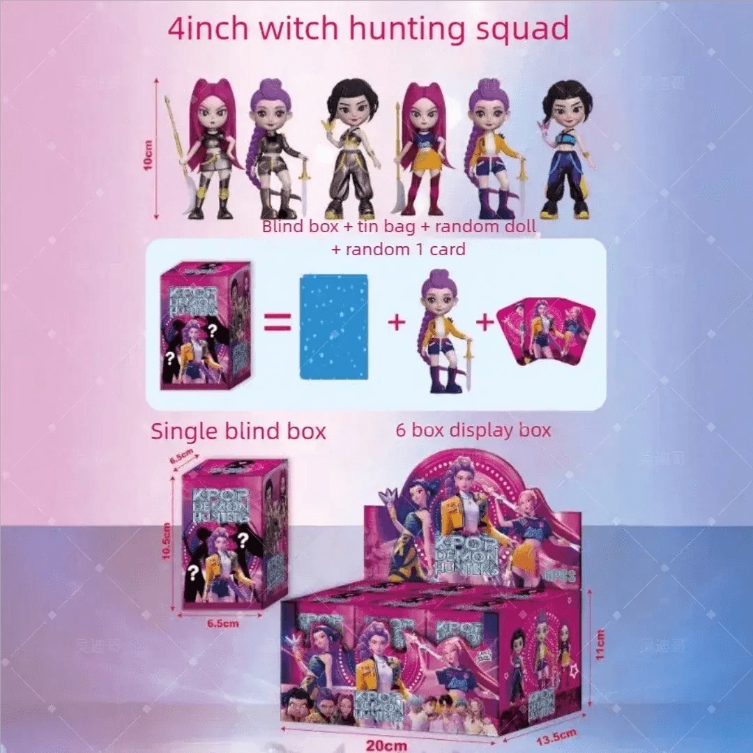 K Pop Demon Hunters Blind Box Collectible Desk Ornament - ToylandEU