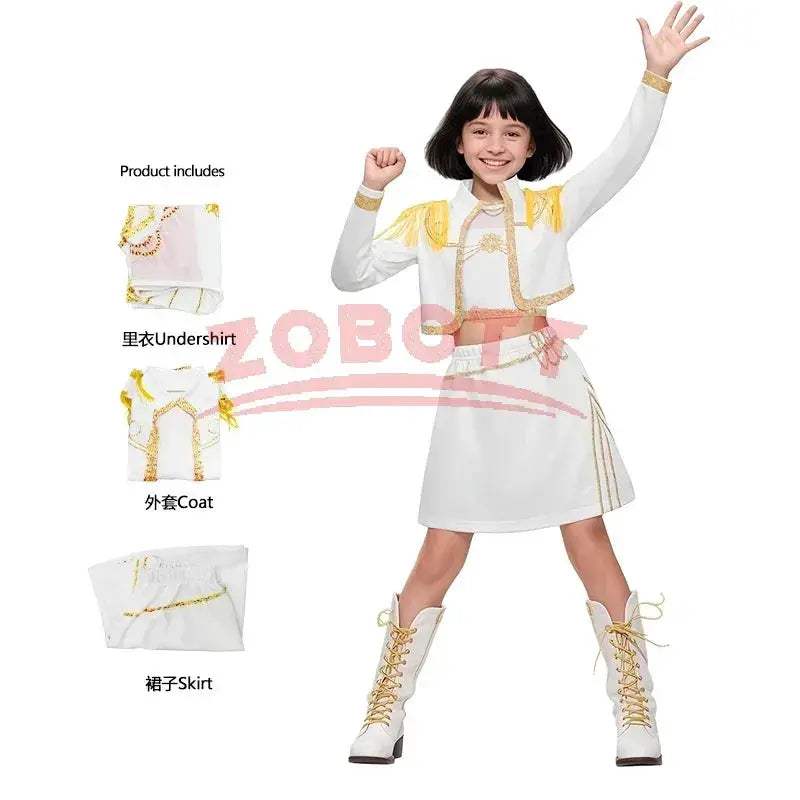 K Pop Demon Hunters Cosplay Costume For Girls Stage Ready - ToylandEU