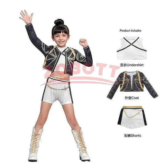  K-Pop Demon Hunters Cosplay For Girls Two Piece Set -  ToylandEU™
