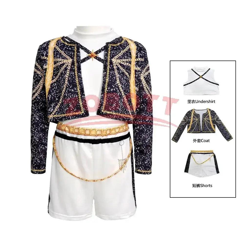  K-Pop Demon Hunters Cosplay For Girls Two Piece Set -  ToylandEU™