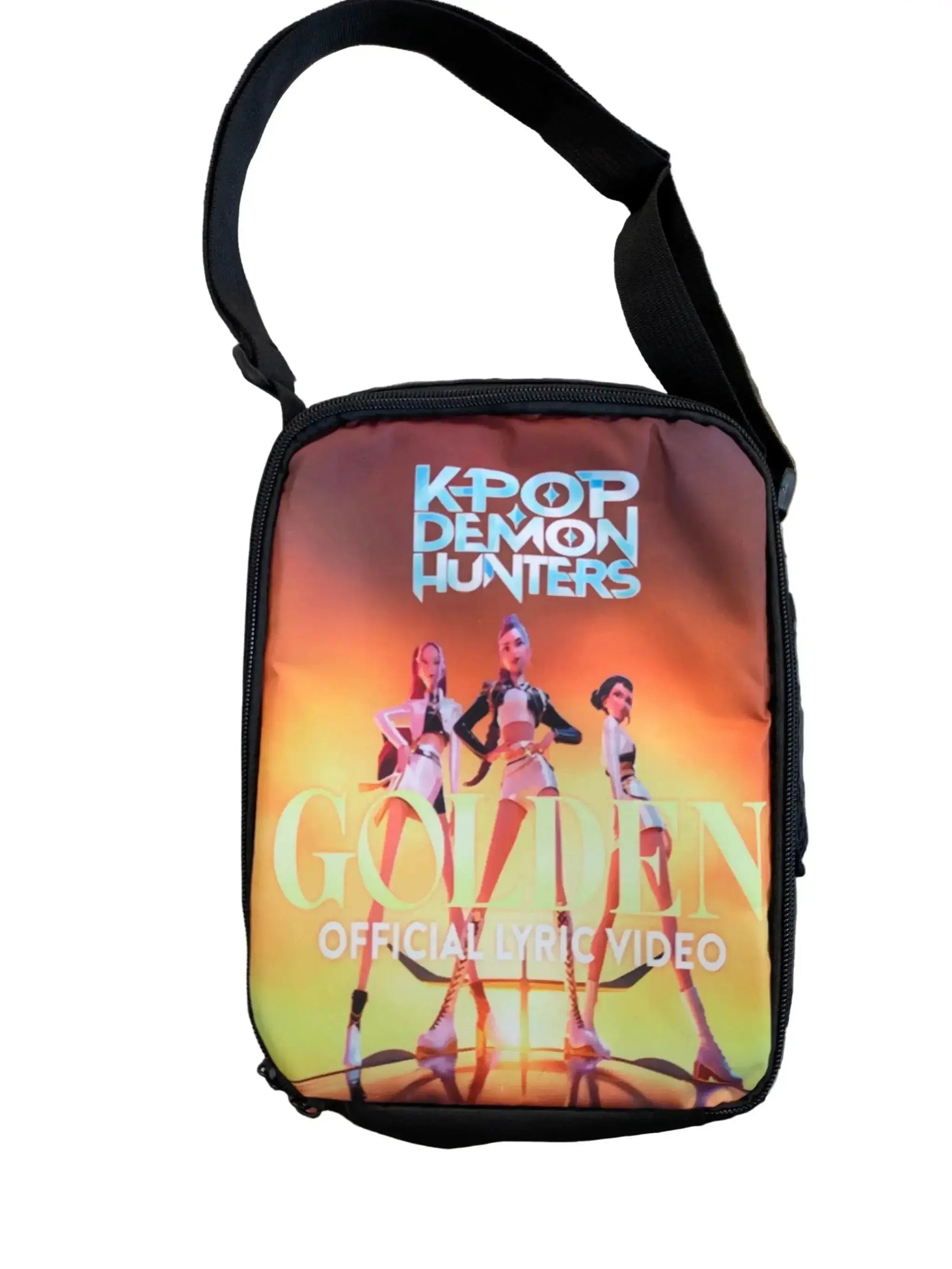 K-Pop Demon Hunters Golden Shoulder Lunch Bag Limited Edition - ToylandEU