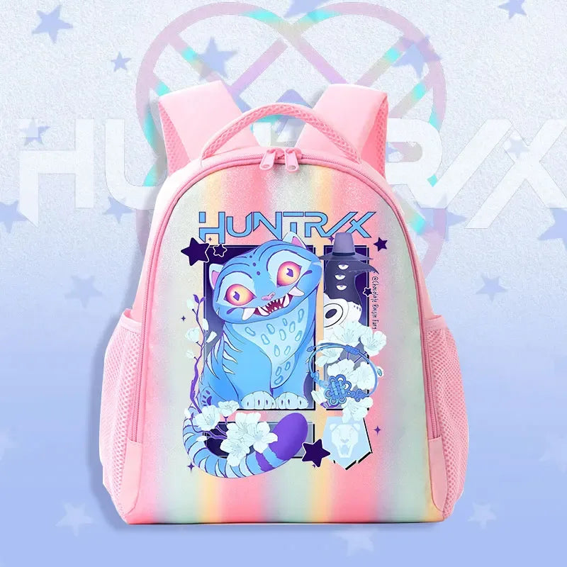 K Pop Demon Hunters Kids Backpack Rainbow Shoulder Bag - ToylandEU