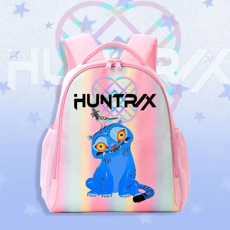K Pop Demon Hunters Kids Backpack Rainbow Shoulder Bag - ToylandEU