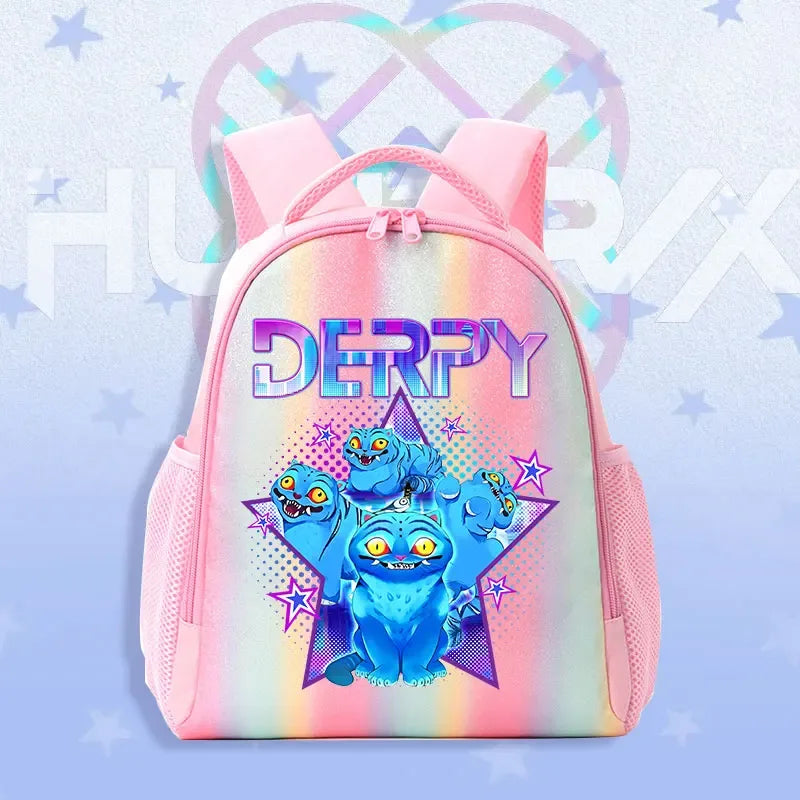 K Pop Demon Hunters Kids Backpack Rainbow Shoulder Bag - ToylandEU