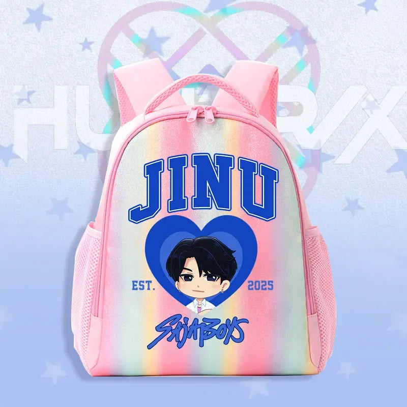 K Pop Demon Hunters Kids Backpack Rainbow Shoulder Bag - ToylandEU