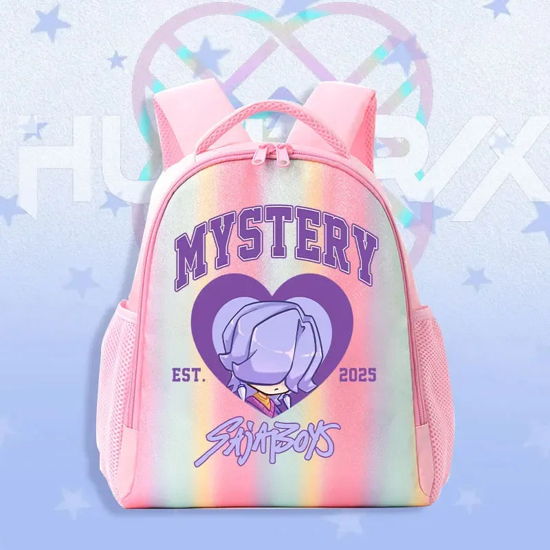 K Pop Demon Hunters Kids Backpack Rainbow Shoulder Bag - ToylandEU