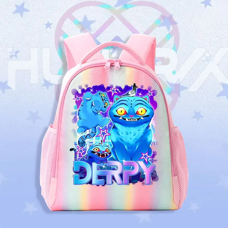 K Pop Demon Hunters Kids Backpack Rainbow Shoulder Bag - ToylandEU