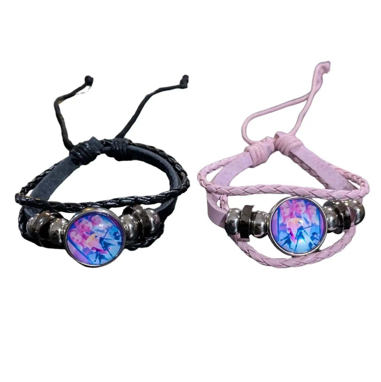 K Pop Demon Hunters Leather Charm Bracelet Fangirl Edition - ToylandEU