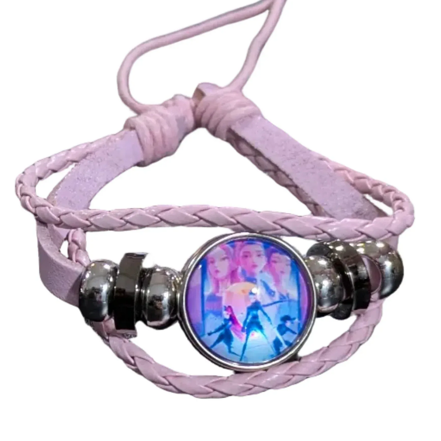 K Pop Demon Hunters Leather Charm Bracelet Fangirl Edition - ToylandEU