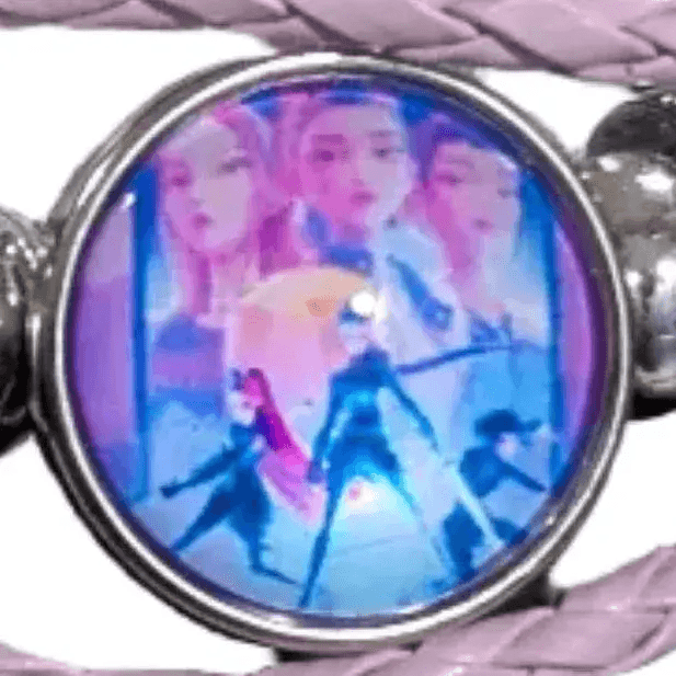 K Pop Demon Hunters Leather Charm Bracelet Fangirl Edition - ToylandEU