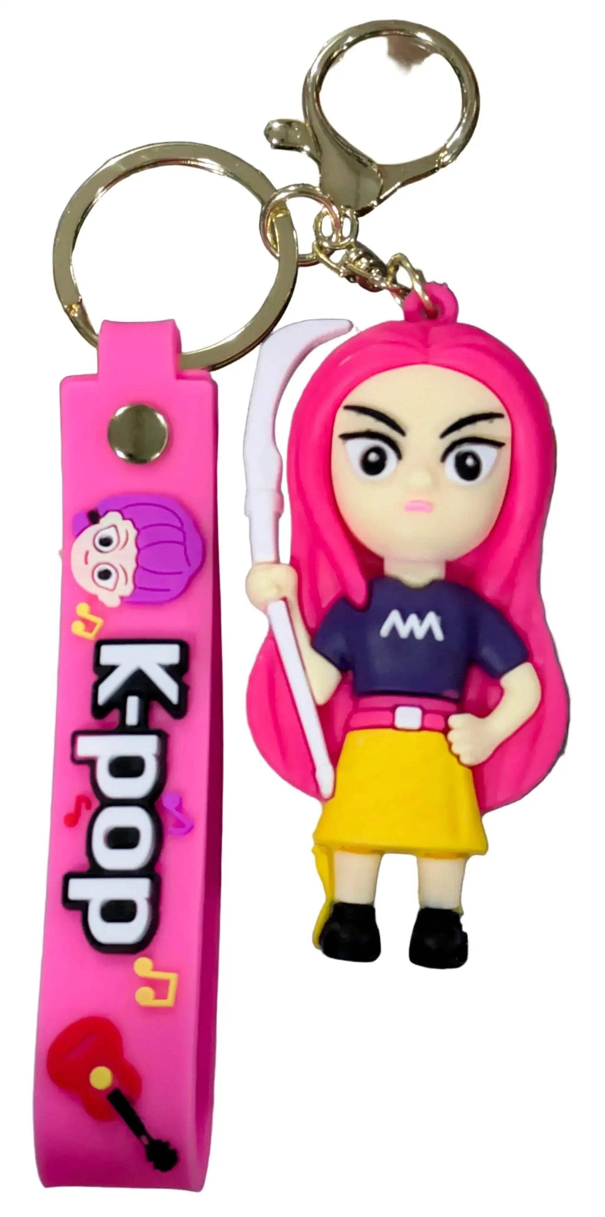 K-Pop Demon Hunters Mira Keychain Charm Set With Cute Icons - ToylandEU