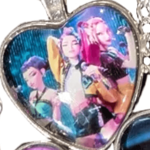 K-Pop Demon Hunters Necklace|Heart Pendant|Toylandeu™