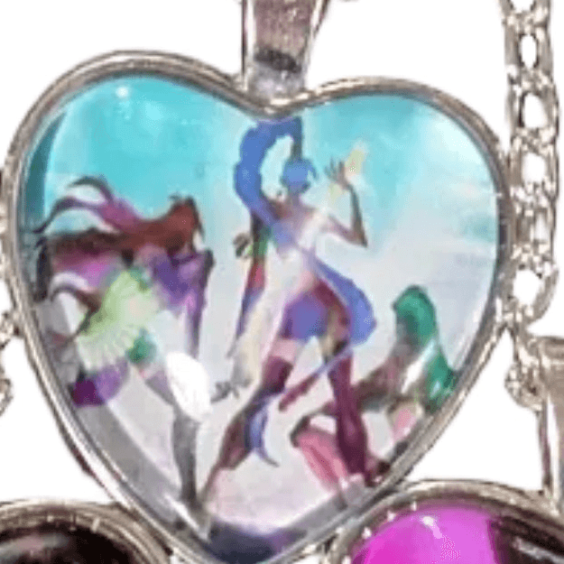 K-Pop Demon Hunters Necklace|Heart Pendant|Toylandeu™