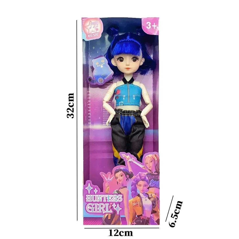 K-Pop Demon-Hunting Girl Group Doll 11.5-Inch Poseable Desktop Figurine - ToylandEU