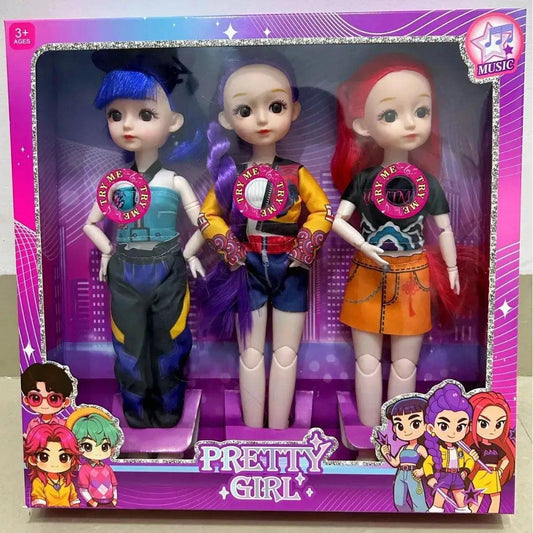  K-Pop Demon-Hunting Girl Group Doll Poseable Figurine -  ToylandEU™