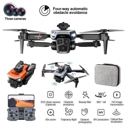  K6 MAX Quadcopter with Triple Cameras and Obstacle Avoidance -  ToylandEU™