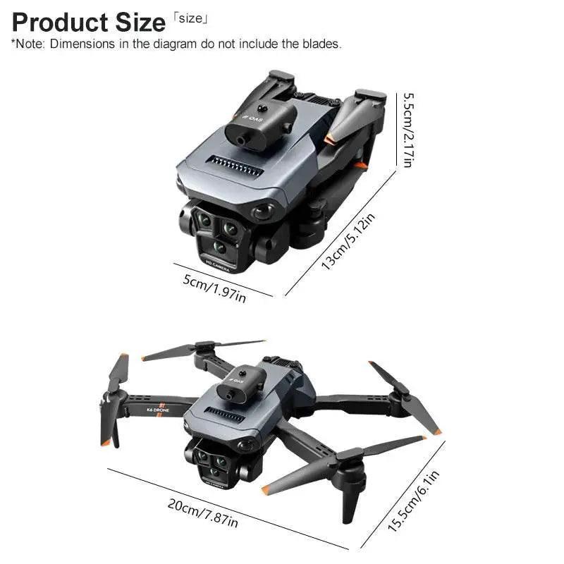  K6 MAX Quadcopter with Triple Cameras and Obstacle Avoidance -  ToylandEU™