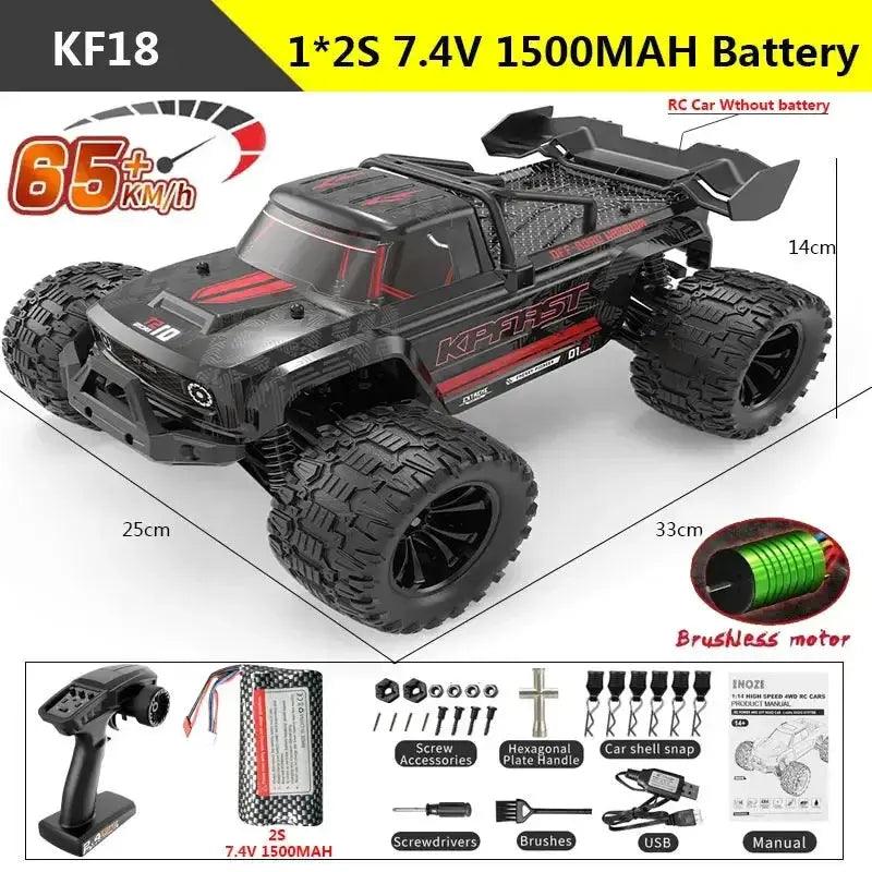  KF18 1to14 4WD RC Car Brushless Motor High Speed Long Run -  ToylandEU™