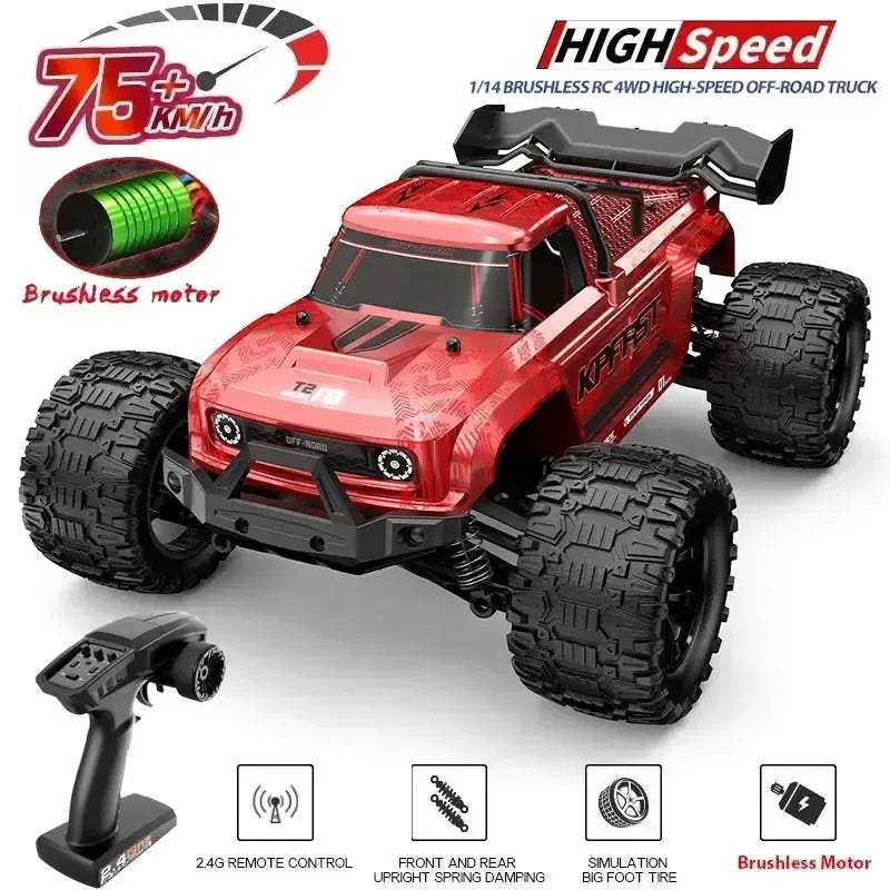 KF18 1to14 4WD RC Car With Brushless Motor High Speed - ToylandEU