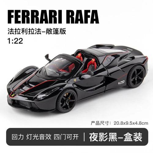 KIDAMI 1:22 Ferrari Rafa Diecast Car with Lights and Sound Effects - ToylandEU