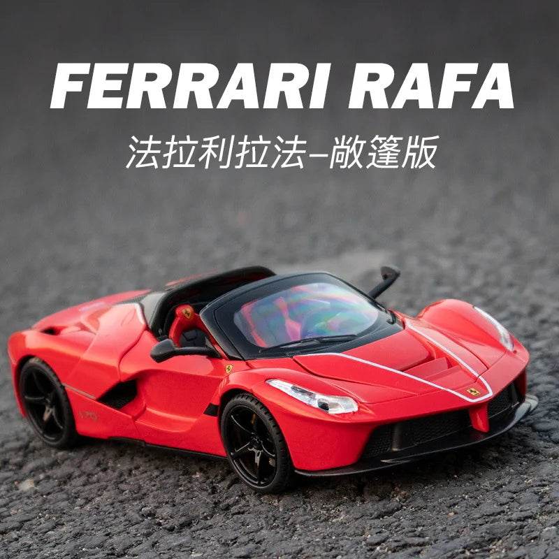 KIDAMI 1:22 Ferrari Rafa Diecast Car with Lights and Sound Effects - ToylandEU
