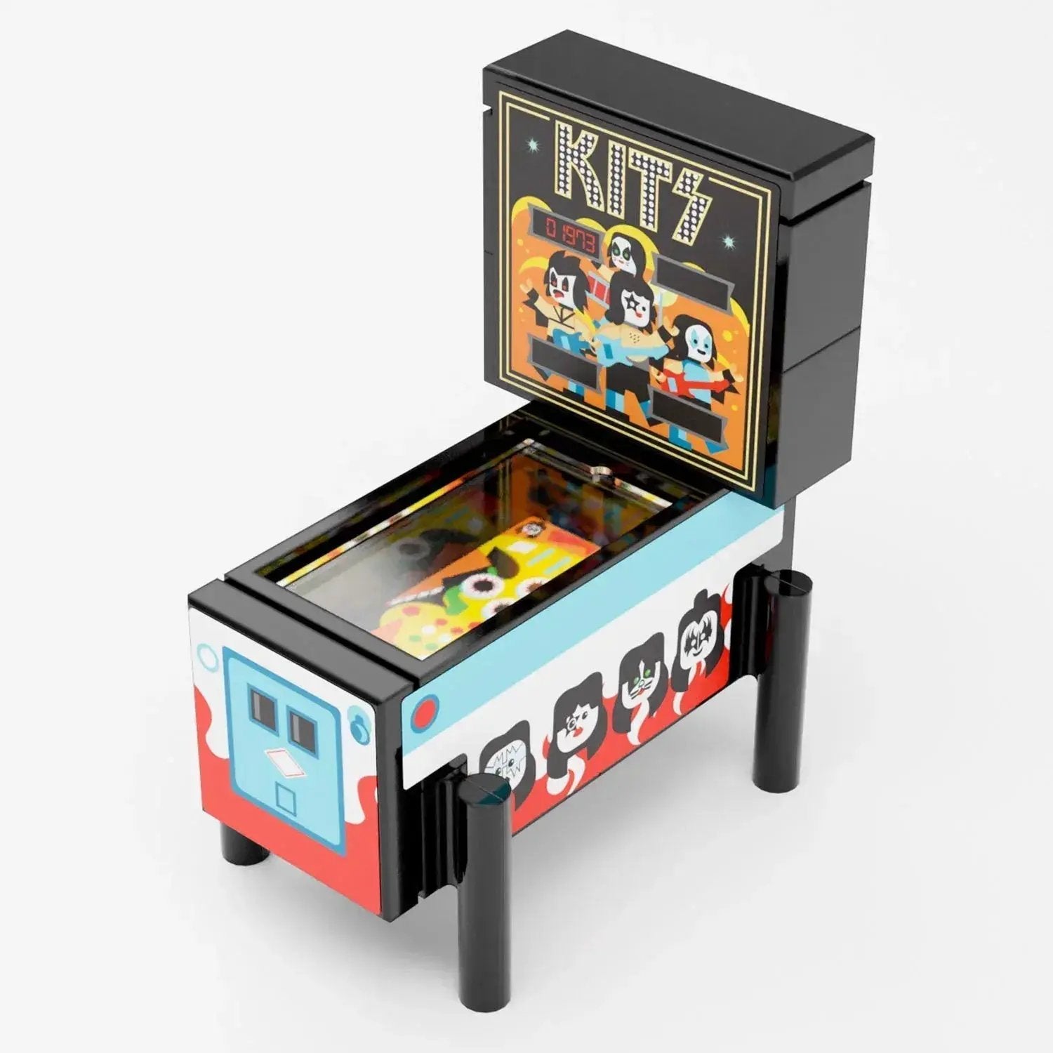 LEGO Pinball Building Set Featuring Custom Retro Decals - ToylandEU