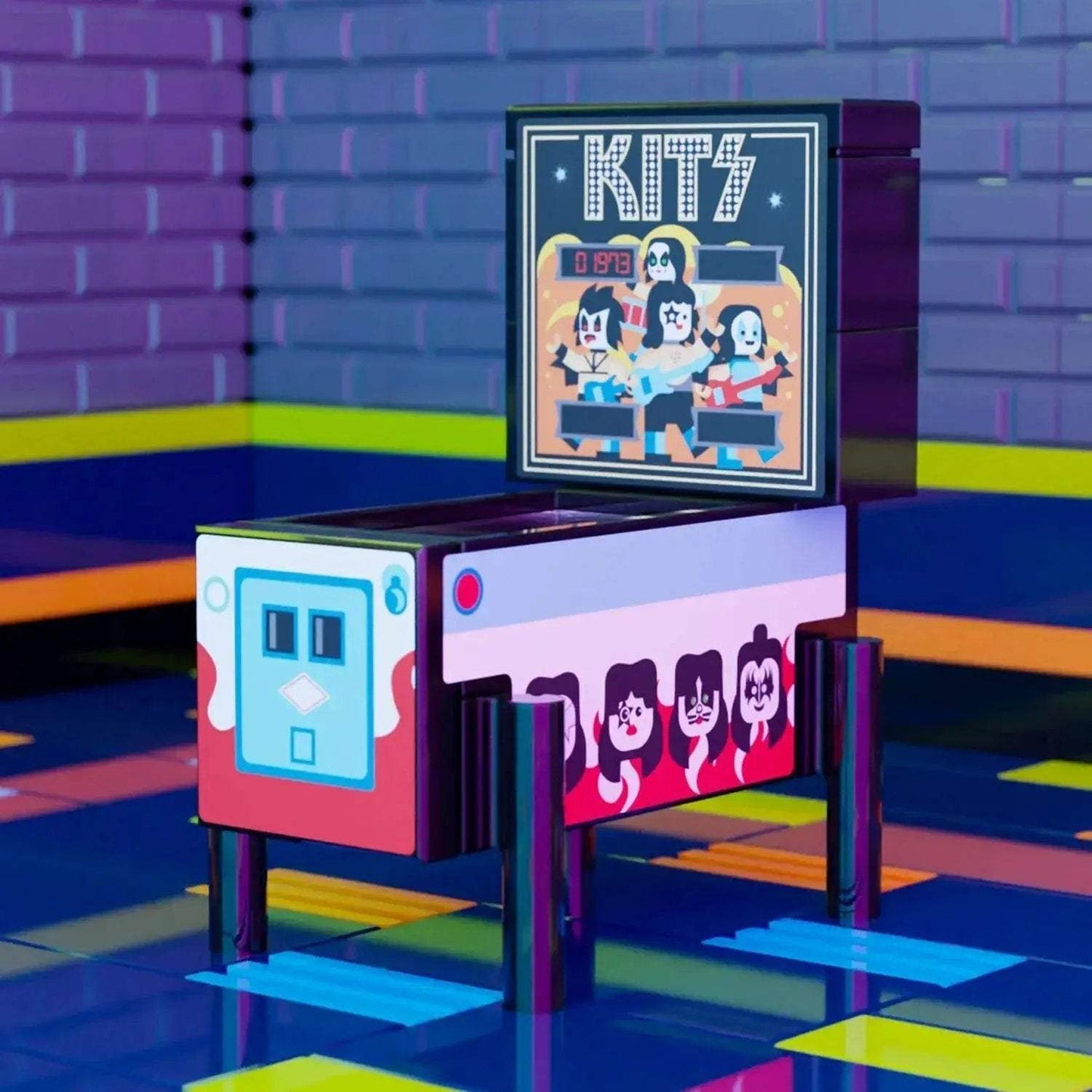 LEGO Pinball Building Set Featuring Custom Retro Decals - ToylandEU