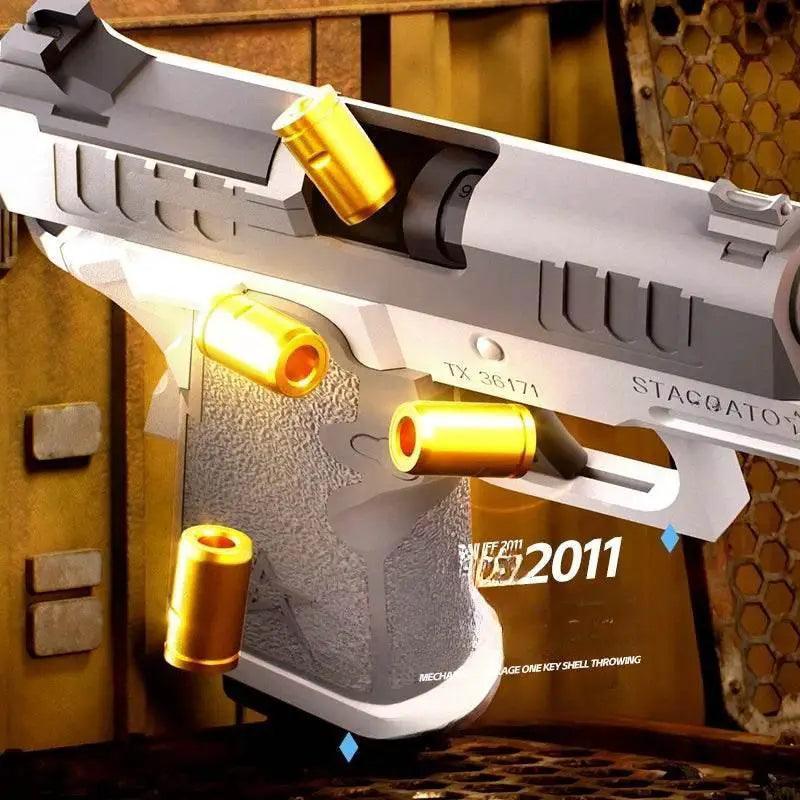  KJ 2011 Pistol Shell Throwing Blowback Soft Bullet Gun -  ToylandEU™