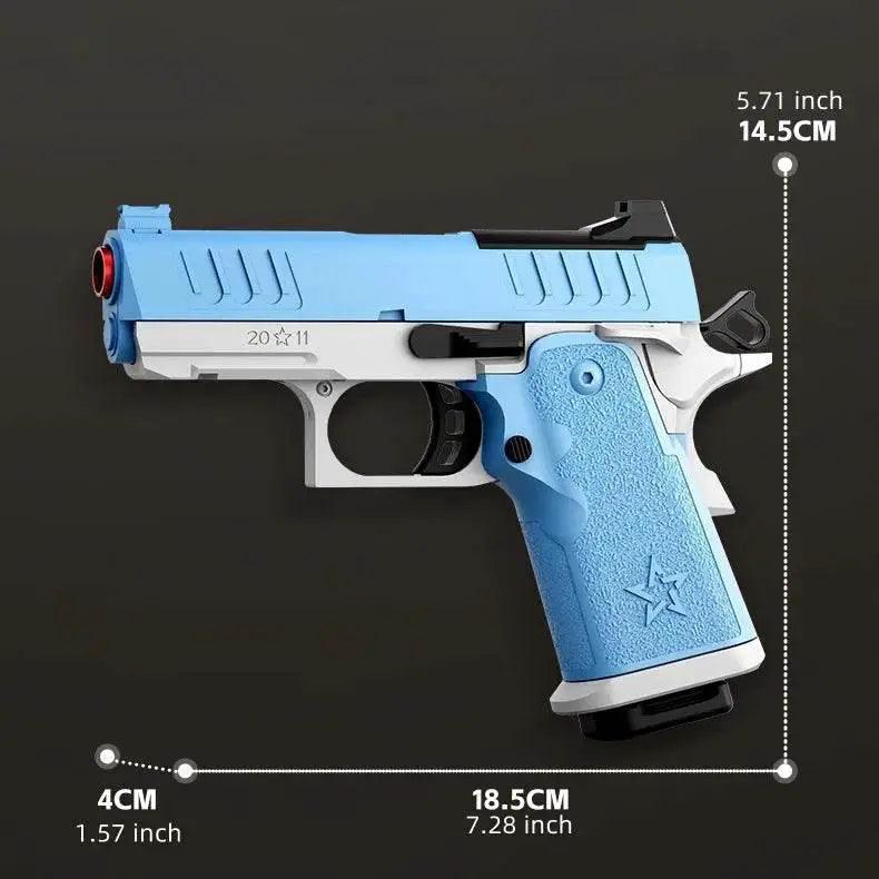  KJ 2011 Pistol Shell Throwing Blowback Soft Bullet Gun -  ToylandEU™