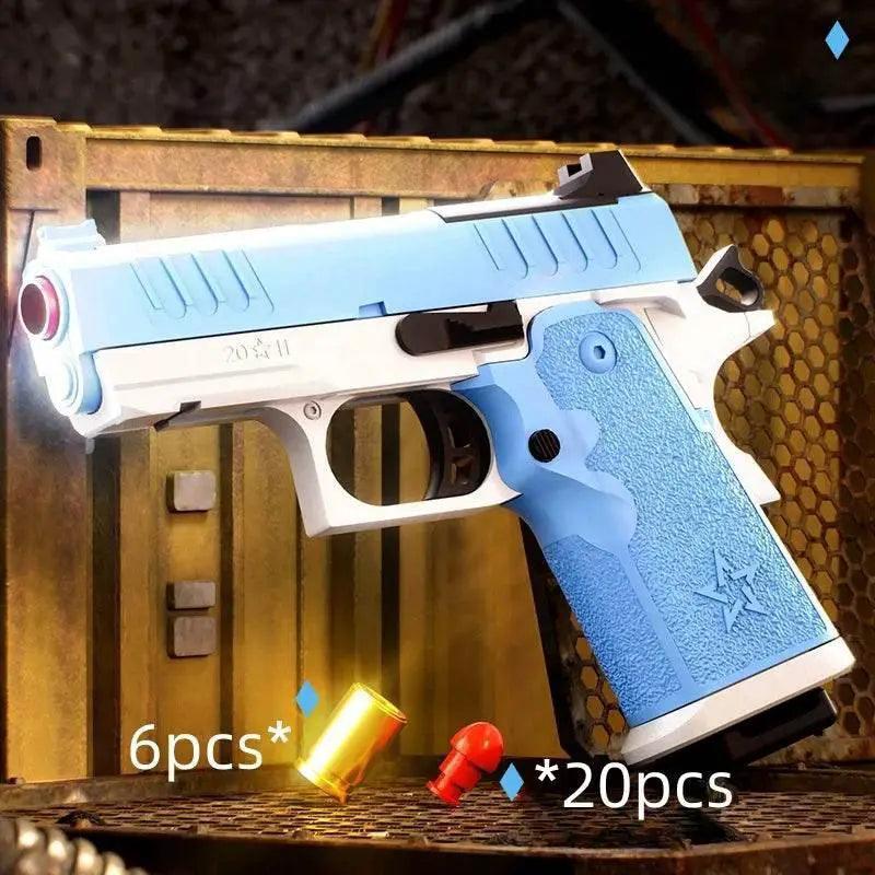  KJ 2011 Pistol Shell Throwing Blowback Soft Bullet Gun -  ToylandEU™