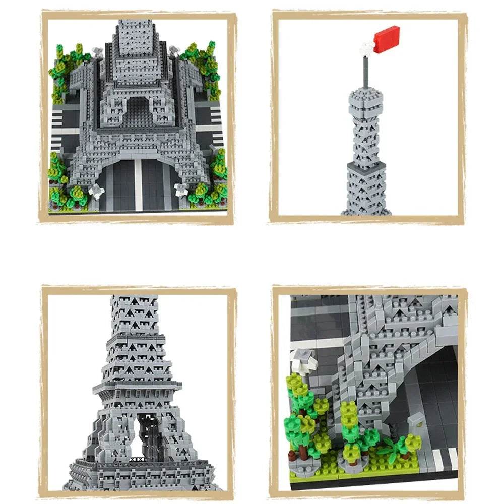 KNEW BUILT Big Ben Micro Mini Block Building Blocks Set - ToylandEU