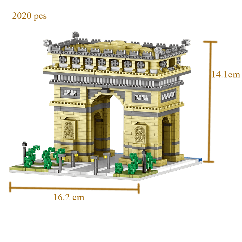 KNEW BUILT Big Ben Micro Mini Block Building Blocks Set - ToylandEU