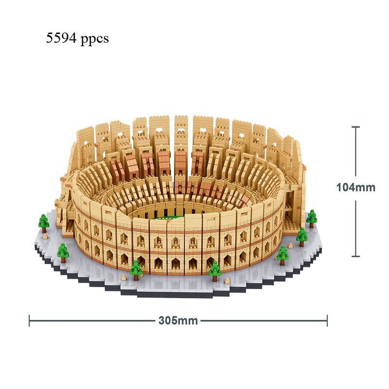 KNEW BUILT Big Ben Micro Mini Block Building Blocks Set - ToylandEU