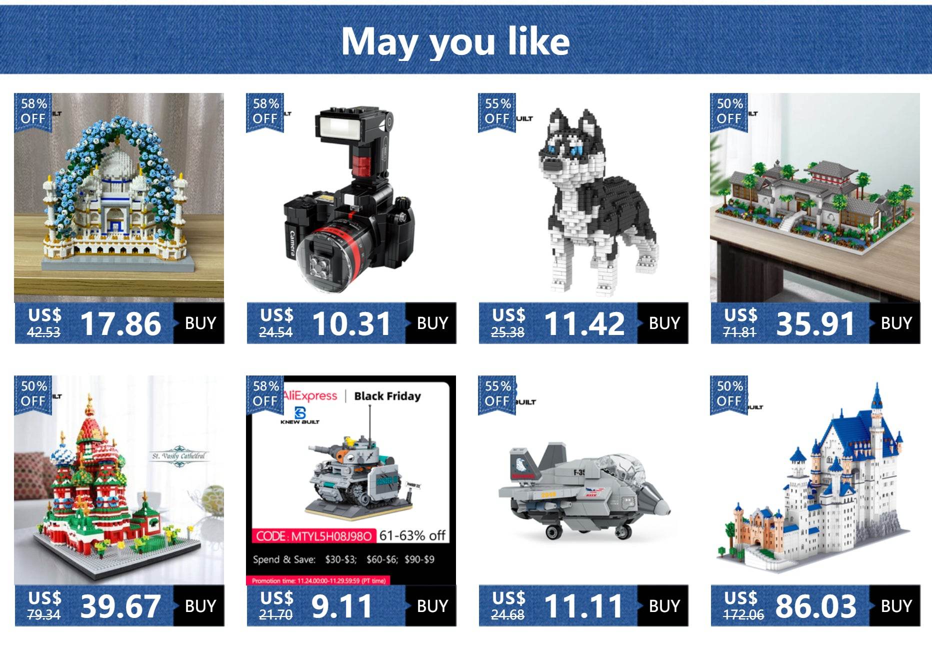 KNEW BUILT Big Ben Micro Mini Block Building Blocks Set - ToylandEU