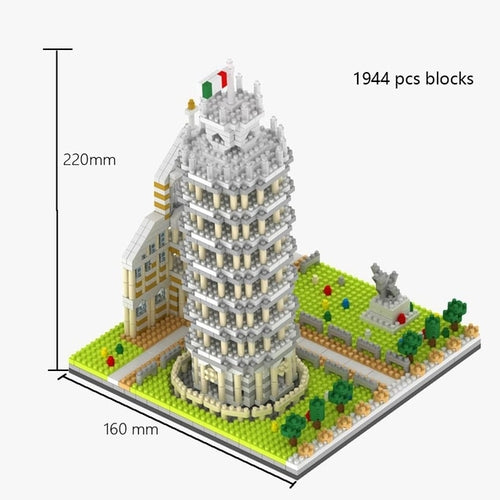 Big Ben and Louvre Architecture Building Blocks Set - Educational Toy ToylandEU.com Toyland EU
