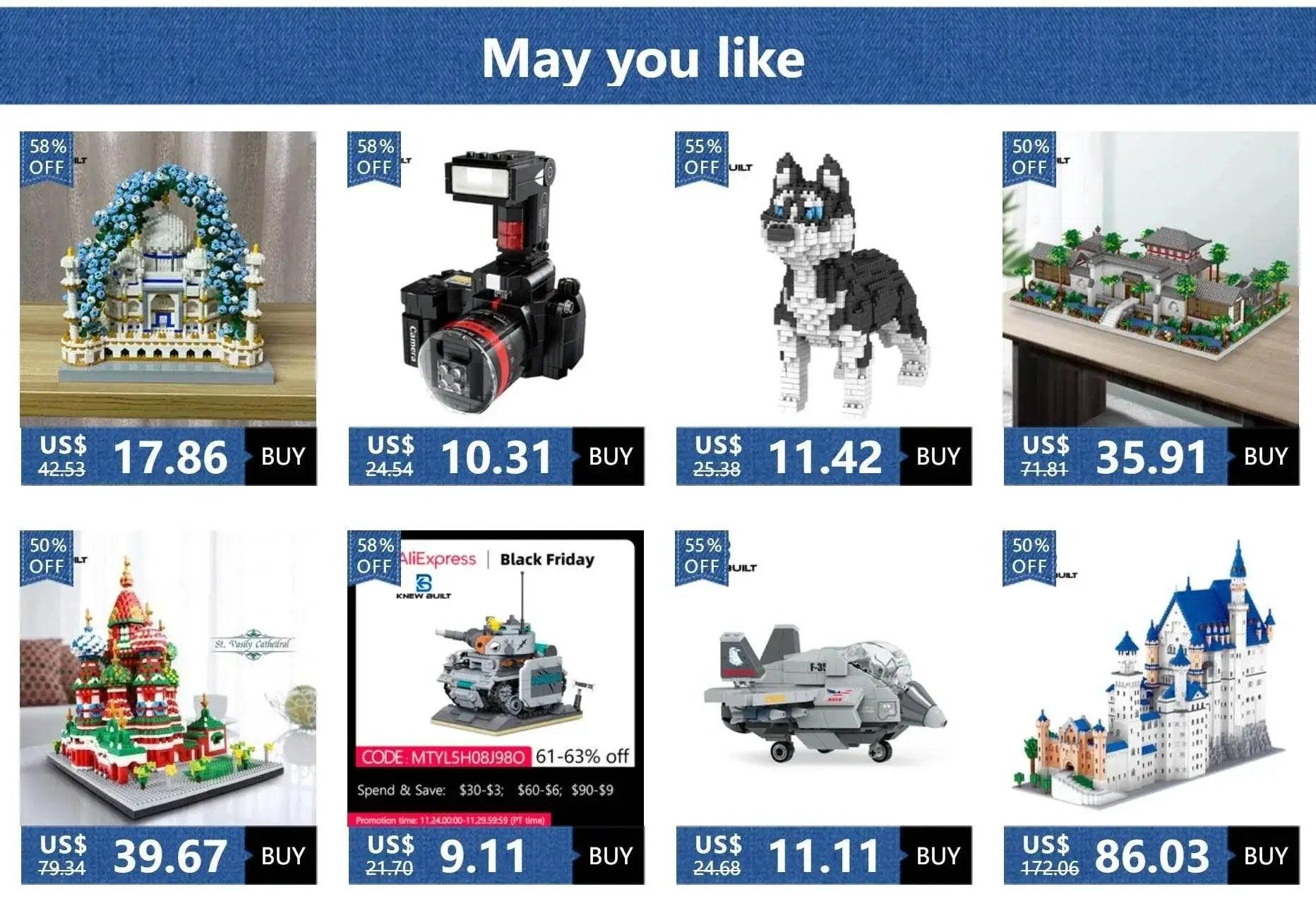  KNEW BUILT Big Ben Micro Mini Block Building Sets for Adults -  ToylandEU™