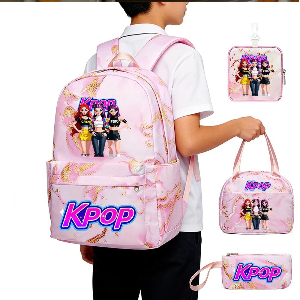 KPOP Backpack Set | Girl Group Pattern | Toylandeu™