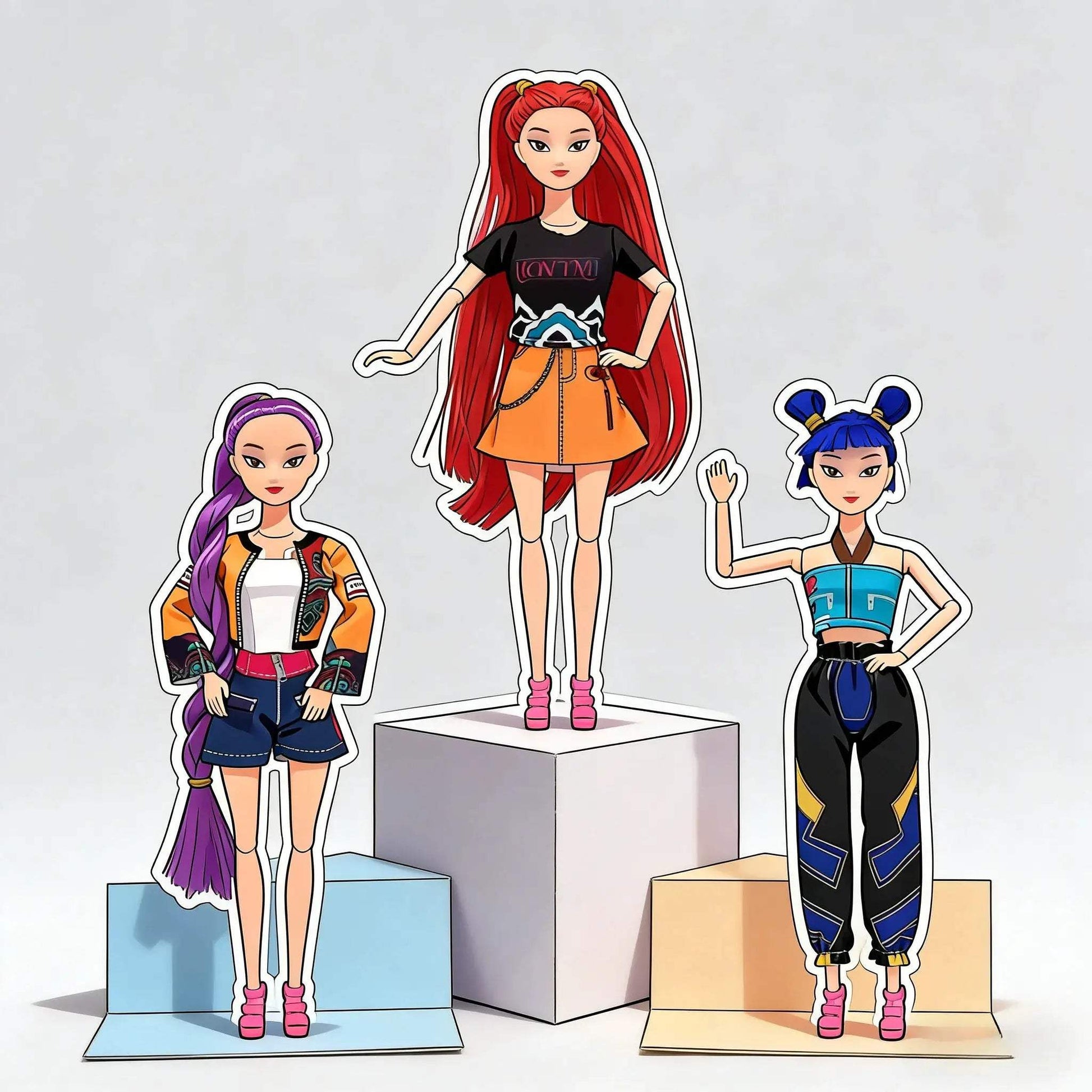 KPop Anime Action Figure Collectible Cosplay Doll Gift - ToylandEU