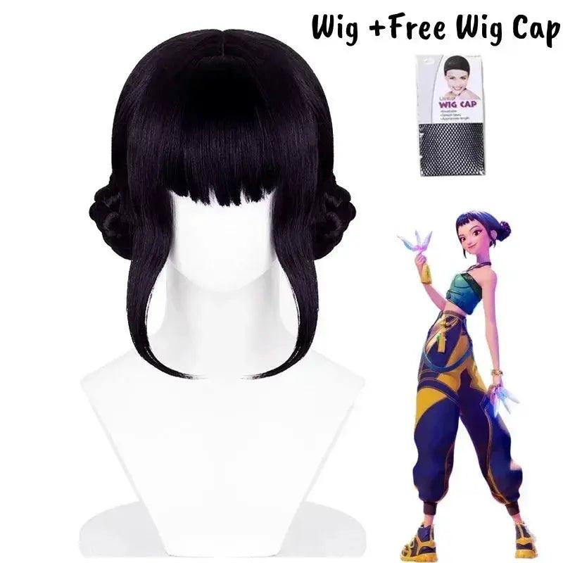  KPop Demon Cosplay Costume Zoe Wig Complete Set -  ToylandEU™