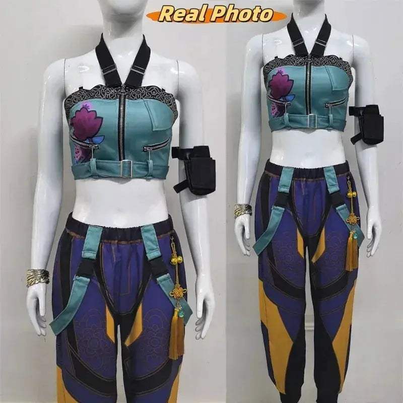 KPop Demon Cosplay Costume Zoe Wig Complete Set With Accessories - ToylandEU