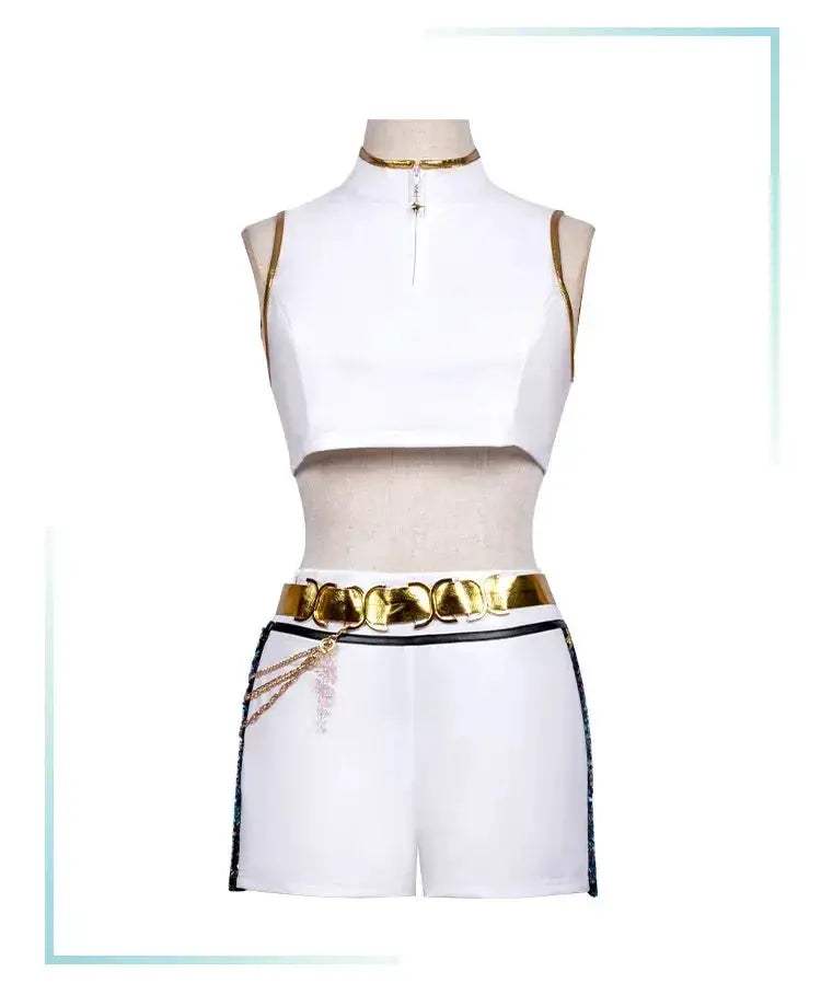 KPop Demon Hunter Cosplay Costume For Women Black Gold - ToylandEU