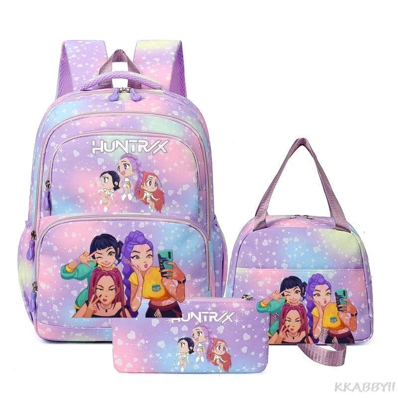KPop Demon Hunters Backpack | 20-35L Polyester | Toylandeu™