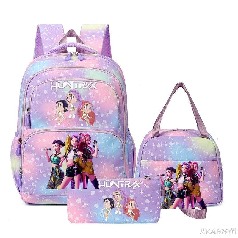 KPop Demon Hunters Backpack | 20-35L Polyester | Toylandeu™