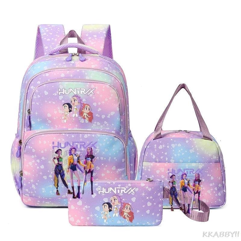 KPop Demon Hunters Backpack | 20-35L Polyester | Toylandeu™
